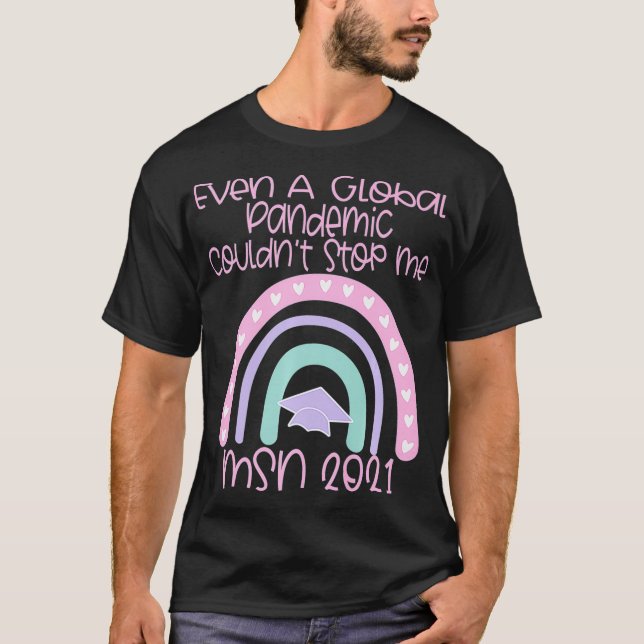 MSN Masters Science Nursing Degree Studenten Prem T Shirt (Framsida)