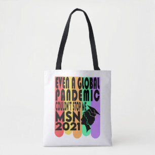 MSN Masters Science Nursing Nurse Studenten Gift Tygkasse