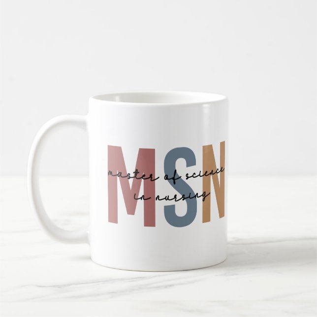 MSN Vetenskapsmästare i Nursing Studenten Kaffemugg (Vänster)