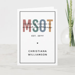 MSOT Master of Science in Occupational Therapy Kort