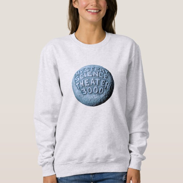 MST3K Måne Sweatshirt (Ash Grått) Tröja (Framsida)