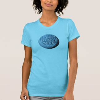 MST3K Måne T-Shirt (Light Aqua)