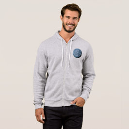 MST3K Måne Zip Hoodie (Athletic Heather) Tröja