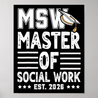 Msw Est 2026 Masterexamen i socialt arbete Soc Poster