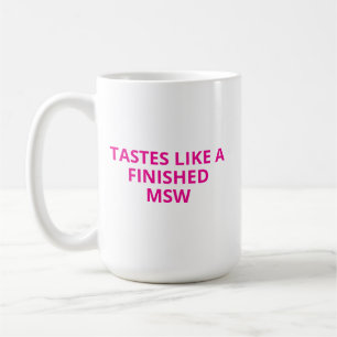 MSW-examenspresent söt present, Master i socialt a Kaffemugg