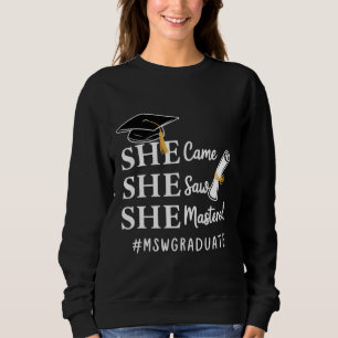 MSW magisterexamen master för socialt arbete exame T Shirt
