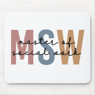 MSW Master of Social Work Retro Studenten Musmatta