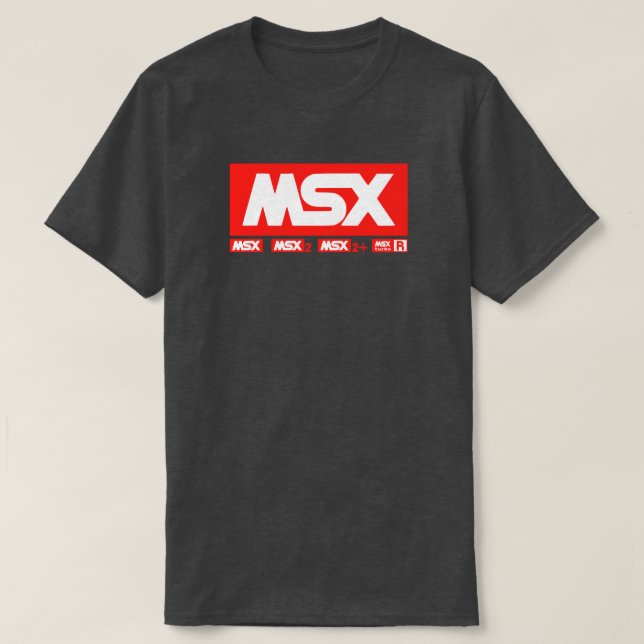 MSX Logo - Vintage Retro Computer T Shirt (Design framsida)