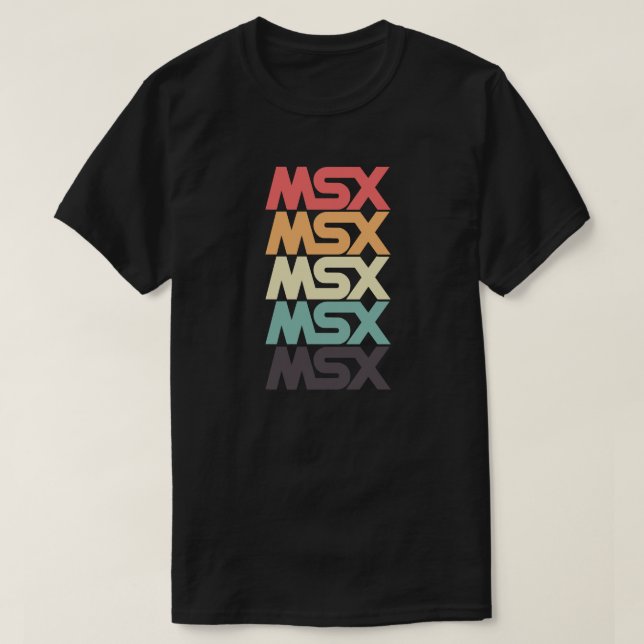 MSX T SHIRT (Design framsida)
