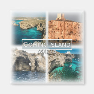 MT0014 Europa, Malta, Comino, kylskåp Magnet