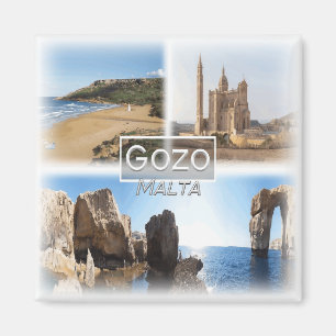 MT0015 Europa, Malta, Gozo, kylskåp Magnet