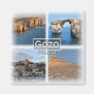 MT0016 Europa, Malta, Gozo, kylskåp Magnet