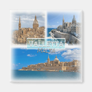 MT0019 Europa, Malta, Valletta, kylskåp Magnet