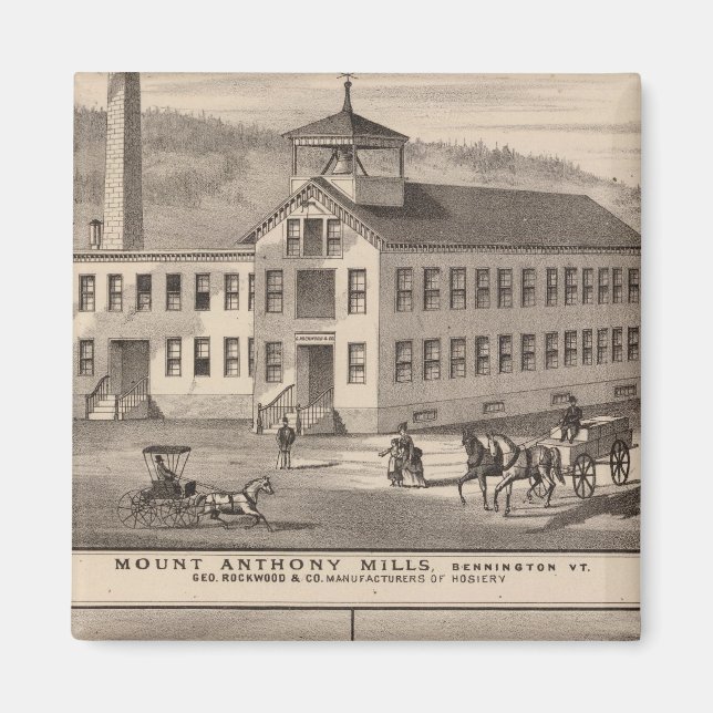 Mt. Anthony Mills Magnet (Framsidan)