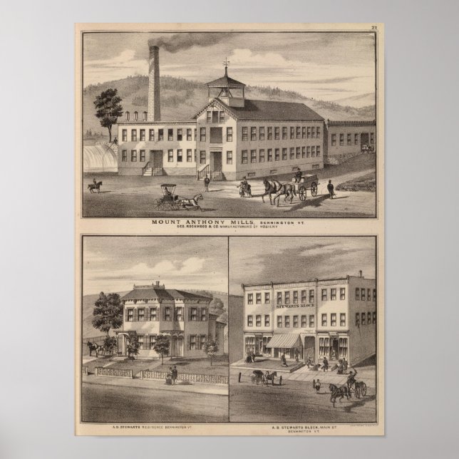 Mt. Anthony Mills Poster (Framsidan)