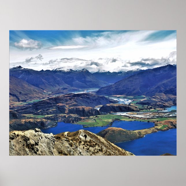 Mt. Aspiring från Roy's Peak Poster (Framsidan)