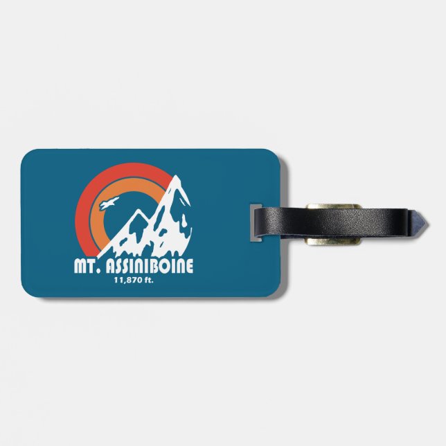Mt. Assiniboine Sun Eagle Bagagebricka (Baksida Vågrät)