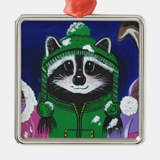 Mt. Bachelor Brats Julgransprydnad Metall (Framsidan)