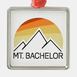 Mt. Bachelor Oregon Retro Julgransprydnad Metall