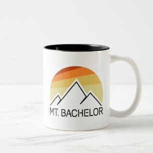 Mt. Bachelor Oregon Retro Två-Tonad Mugg