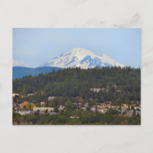Mt Baker från bukten Vykort