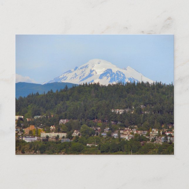 Mt Baker från bukten Vykort (Framsida)