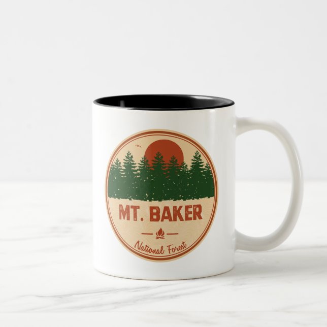 Mt. Baker National Forest Två-Tonad Mugg (Höger)
