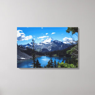 Mt Baker-toppen Canvastryck