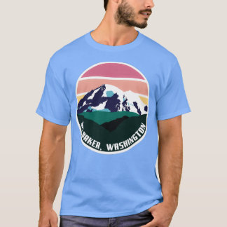 Mt Baker Washington nationalparksbricka T Shirt