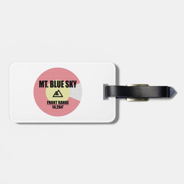 Mt. Blå himmel Colorado Bagagebricka (Baksida Vågrät)