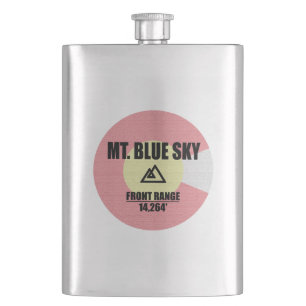 Mt. Blå himmel Colorado Fickplunta