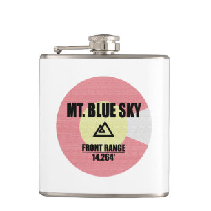 Mt. Blå himmel Colorado Fickplunta