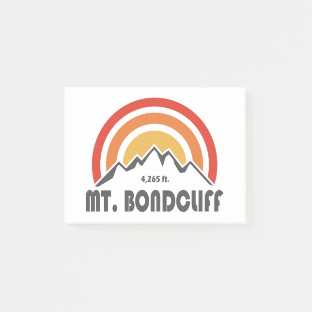 Mt. Bondcliff New Hampshire Post-it Block (Framsida)