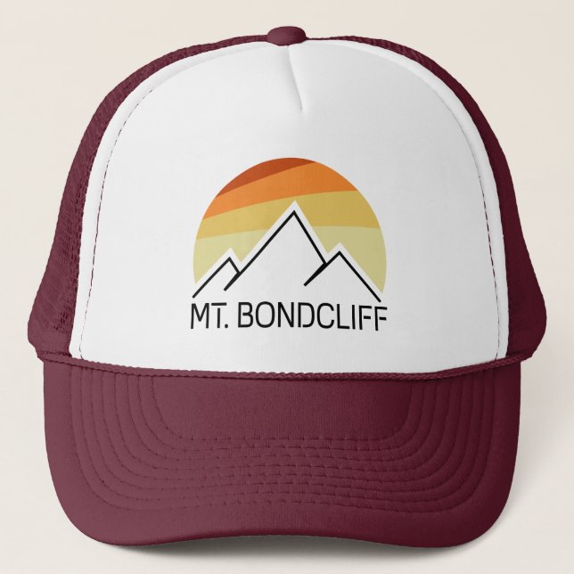 Mt. Bondcliff New Hampshire Retro Keps (Framsida)