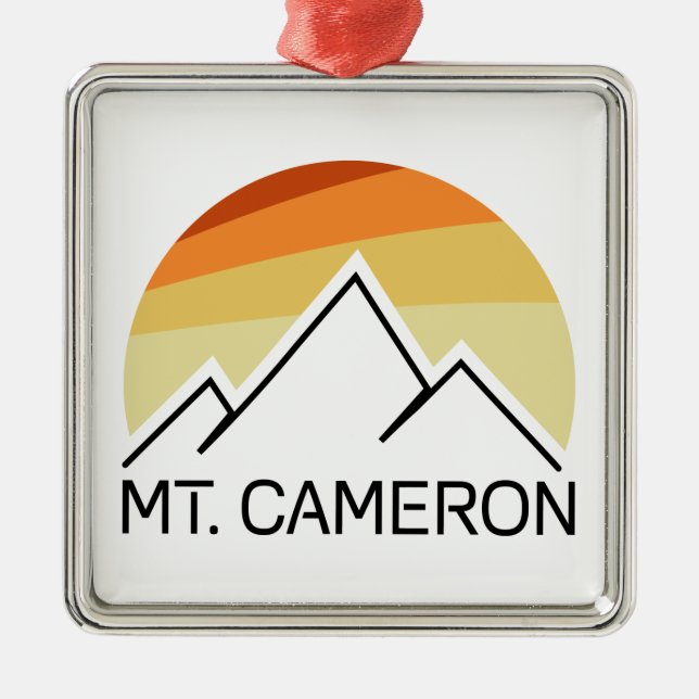 Mt. Cameron Retro Julgransprydnad Metall (Framsidan)