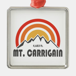 Mt. Carrigain New Hampshire Julgransprydnad Metall