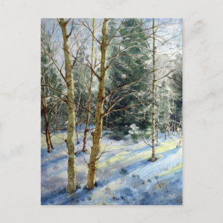 Mt Charleston träd i snö Vykort