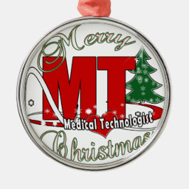 MT CHRISTMAS Medicinsk teknikist LAB Julgransprydnad Metall