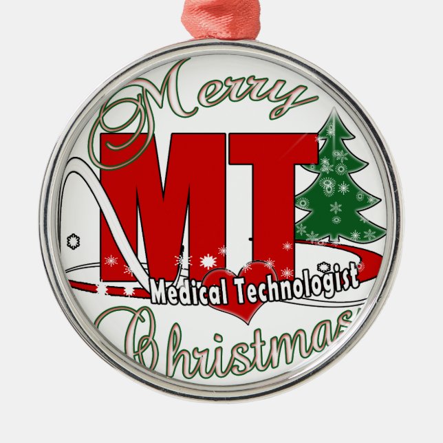 MT CHRISTMAS Medicinsk teknikist LAB Julgransprydnad Metall (Framsidan)