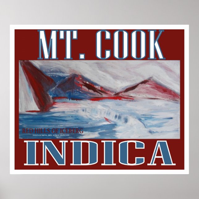 MT COOK INDICA POSTER (Framsidan)