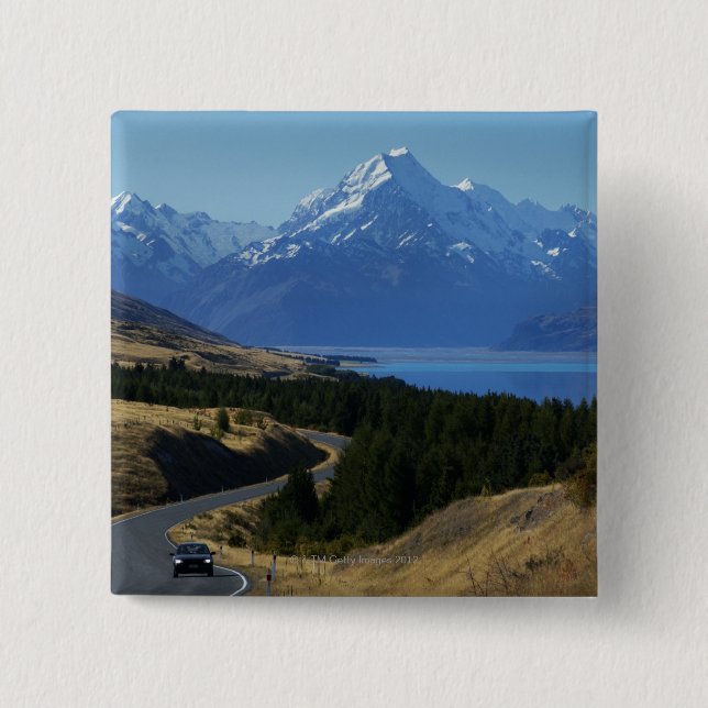 Mt. Cook, Nya Zeeland Knapp (Framsida)