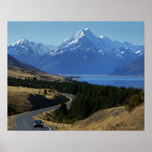 Mt. Cook, Nya Zeeland Poster