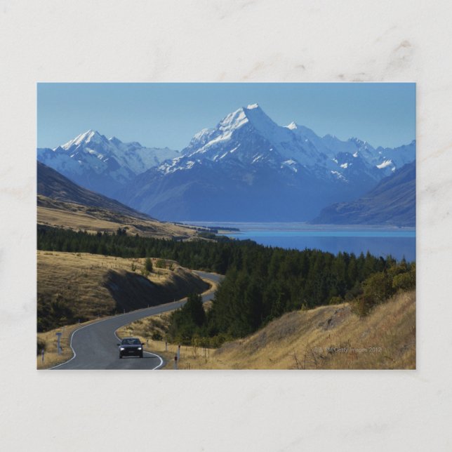 Mt. Cook, Nya Zeeland Vykort (Framsida)