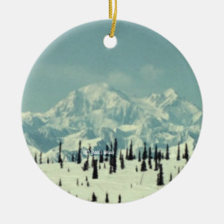 Mt. Denali 01 Julgransprydnad Keramik