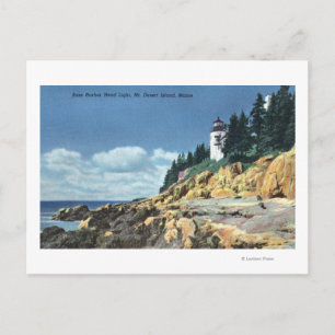 Mt. Desert Island, Bass Harbour Head Lighthouse Vykort