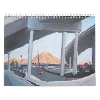 Mt.Diablo-målningar vid den Stan Levine 2010 Kalender