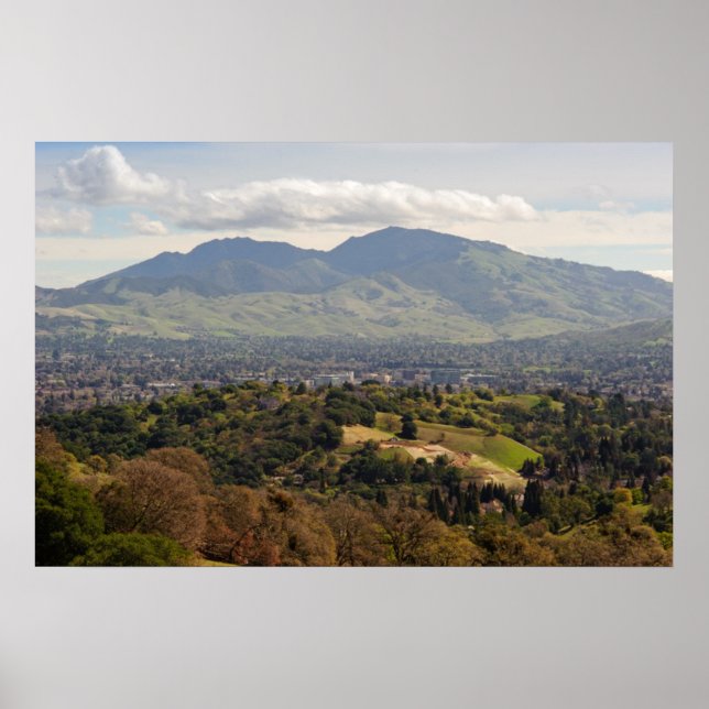 Mt. Diablo Poster (Framsidan)