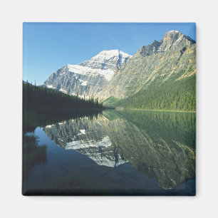 Mt Edith Cavell i Cavell Lake, Jasper National Magnet