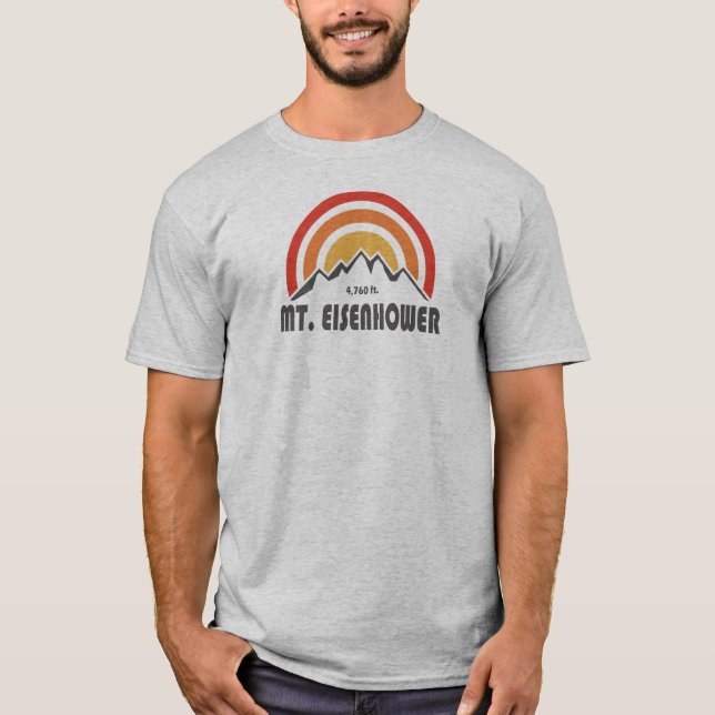 Mt. Eisenhower New Hampshire T Shirt (Framsida)