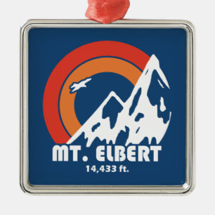 Mt. Elbert Sol Eagle Julgransprydnad Metall